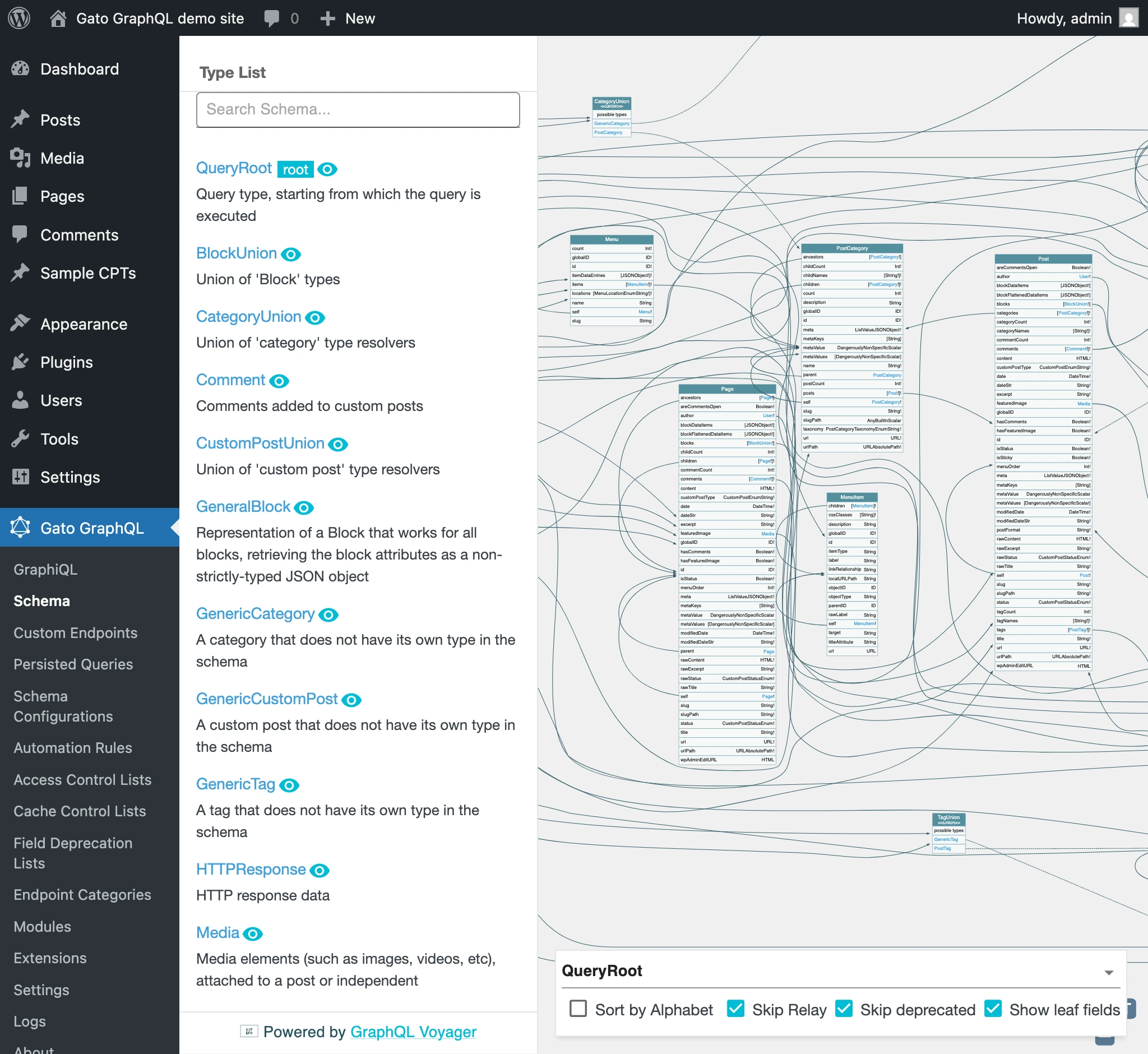 Клиент GraphQL Voyager Клиент GraphQL Voyager